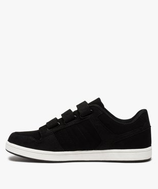 Baskets homme style skateshoes unies fermeture scratchs vue3 - 5 MILES - GEMO