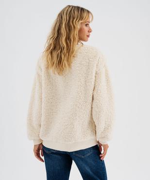 Sweat de Noël en sherpa à motif Stitch femme - Disney vue3 - LILO & STITCH - GEMO