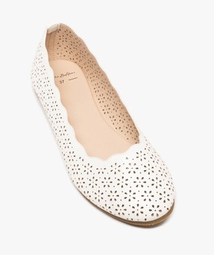 Ballerines à motifs ajourés et col ondulé femme - Valentina Baldano vue12 - VALENTINA BALDA - GEMO