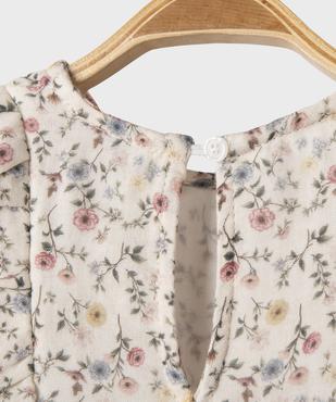 Robe courte à volants bébé fille vue3 - GEMO(BEBE DEBT) - GEMO