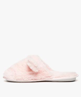 Mules d'intérieur femme avec oreilles  relief vue3 - GEMO(HOMWR FEM) - GEMO