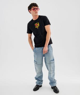 Jean large coupe cargo homme vue4 - GEMO 4G HOMME - GEMO