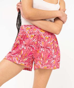 Short de pyjama femme ample à motifs  vue2 - GEMO(HOMWR FEM) - GEMO