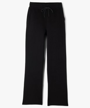 Pantalon large en molleton douillet à bord franc femme vue4 - GEMO 4G FEMME - GEMO
