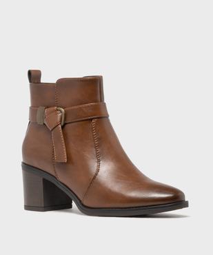 Boots à talon avec bride fantaisie femme - Valentina Baldano vue2 - VALENTINA BALDA - GEMO