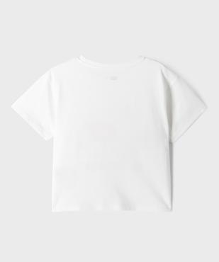 Tee-shirt manches courtes avec motif roller-derby fille vue3 - GEMO 4G FILLE - GEMO