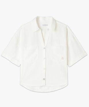 Chemise manches courtes ample et courte femme - LuluCastagnette vue4 - LULUCASTAGNETTE - GEMO