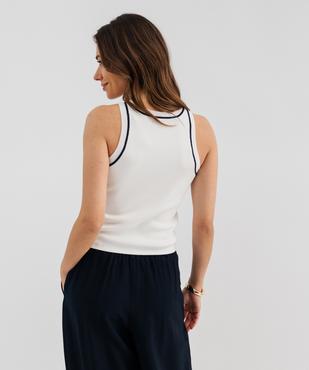 Pull d'été sans manches femme - LuluCastagnette vue4 - LULU CASTAGNETTE G4G D - GEMO