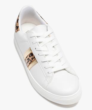 Baskets femme unies à lacets motif jungle vue5 - GEMO (SPORTSWR) - GEMO