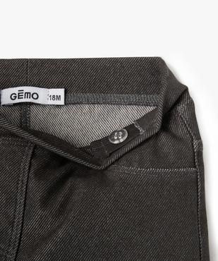 Jegging à taille réglable bébé fille vue4 - GEMO(BEBE DEBT) - GEMO