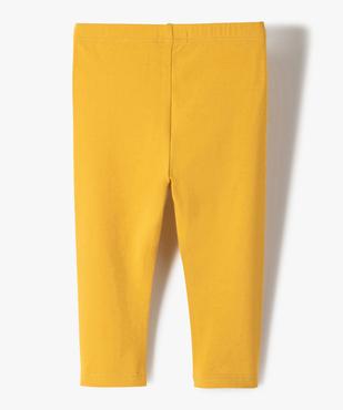 Legging long en coton stretch bébé fille vue2 - GEMO 4G BEBE - GEMO