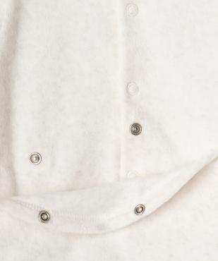 Pyjama en velours à pont-dos à motif cirque bébé vue2 - GEMO 4G BEBE - GEMO