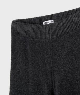 Pantalon en maille douillette coupe large fille vue2 - GEMO (ENFANT) - GEMO