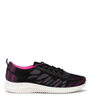 Baskets de running en mesh femme vue1 - GEMO (SPORTSWR) - GEMO