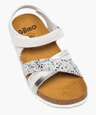 Sandales fille à brides pailletées et irisées vue5 - GEMO (ENFANT) - GEMO