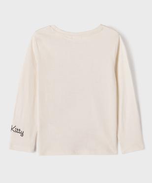 Tee-shirt manches longues spécial Noël fille - Hello Kitty vue3 - HELLO KITTY - GEMO