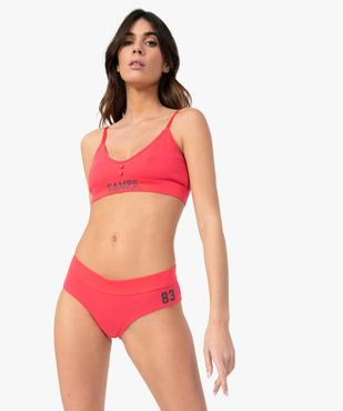 Shorty femme en maille côtelée – Camps United vue3 - CAMPS UNITED - GEMO