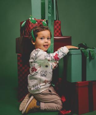 Sweat à motif spécial Noël bébé garçon vue5 - GEMO 4G BEBE - GEMO