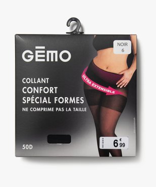 Collant confort spécial formes semi-opaque femme vue3 - GEMO(HOMWR FEM) - GEMO