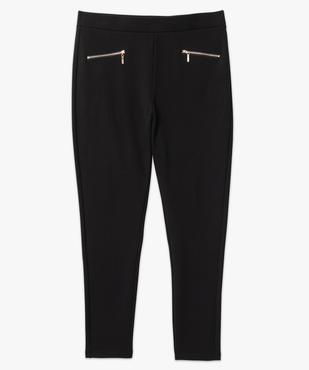 Leggings avec fausses poches zippées femme grande taille vue4 - GEMO (G TAILLE) - GEMO