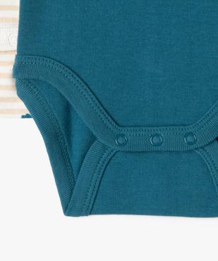 Body bébé à manches courtes et col américain (lot de 2) vue2 - GEMO 4G BEBE - GEMO