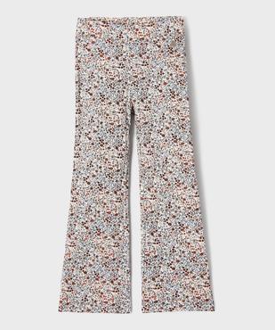 Legging coupe flare à motifs fleuris fille - LuluCastagnette vue1 - LULU CASTAGNETTE GEMO FOR GOOD - GEMO