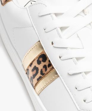 Baskets femme unies à lacets motif jungle vue6 - GEMO (SPORTSWR) - GEMO