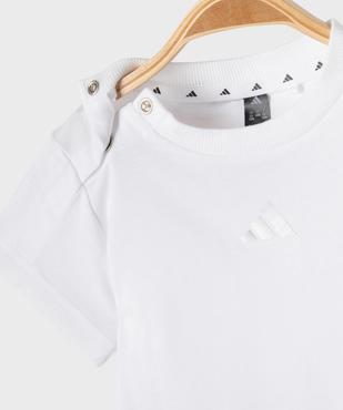 Ensemble de sport bébé fille tee-shirt et short cycliste - Adidas Glam Seasonals vue2 - ADIDAS - GEMO