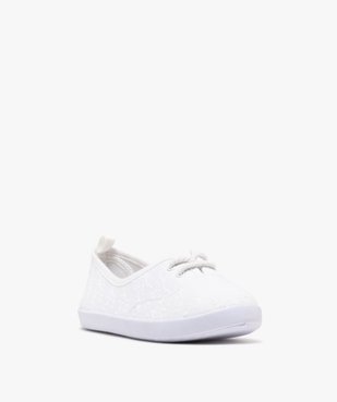 Ballerines en toile avec lacets cordelette femme - Valentina Baldano vue8 - VALENTINA BALDA - GEMO
