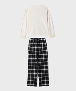 Pyjama esprit homewear fille vue3 - GEMO (JUNIOR) - GEMO