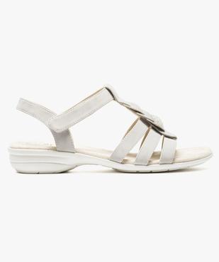 Sandale confort à brides et détails irisés sur le dessus vue1 - GEMO (CONFORT) - GEMO
