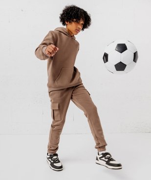 Pantalon de jogging coupe cargo garçon vue6 - GEMO (JUNIOR) - GEMO