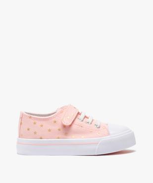 Baskets fille en toile à lacets élastiques - Les Supaires vue1 - GEMO 4G FILLE - GEMO