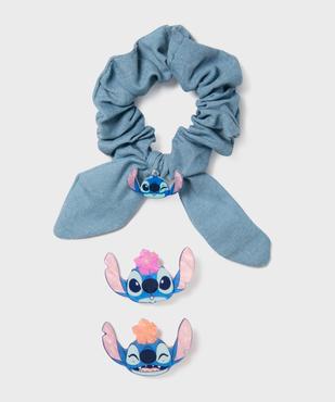 Ensemble de 3 accessoires à cheveux : chouchou + 2 barettes - Stitch vue1 - LILO & STITCH - GEMO