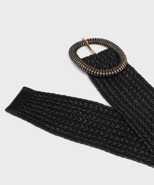 Ceinture tressée avec large boucle femme vue2 - GEMO (ACCESS) - GEMO