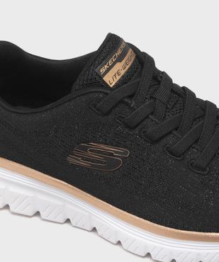 Baskets en mesh léger et pailleté femme - Skechers vue6 - SKECHERS - GEMO