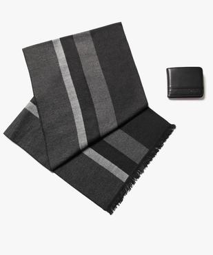 Coffret cadeau avec écharpe et portefeuille homme vue2 - GEMO (ACCESS) - GEMO