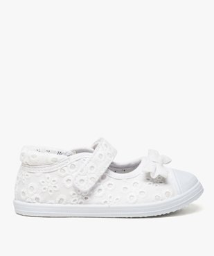 Tennis bébé fille en toile façon babies à scratch vue1 - GEMO(BEBE DEBT) - GEMO