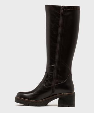 Bottes à talon et semelle crantée femme - 5 Miles vue3 - 5 MILES - GEMO