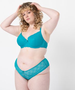 Shorty en dentelle et tulle femme grande taille vue3 - GEMO(HOMWR FEM) - GEMO