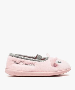 Chaussons fille ballerines à bride avec oreilles de chat vue1 - GEMO 4G FILLE - GEMO
