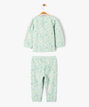 Pyjama bébé fille imprimé deux pièces vue4 - GEMO(BB COUCHE) - GEMO