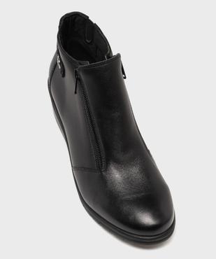 Chaussures montantes confort avec double zip femme vue5 - G'FLEX GEMO FOR GOOD - GEMO