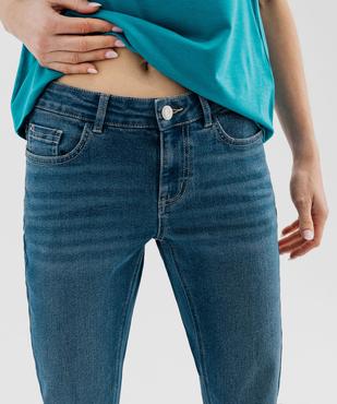 Pantacourt en jean stretch coupe slim femme vue2 - GEMO(FEMME PAP) - GEMO