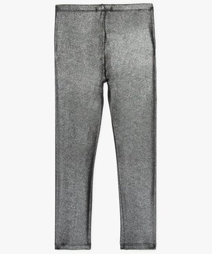 Leggings fille en maille pailletée et taille élastiquée vue3 - GEMO (ENFANT) - GEMO