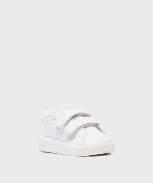 Baskets Grand Court 3.0 à scratch bébé fille - Adidas vue2 - ADIDAS - GEMO