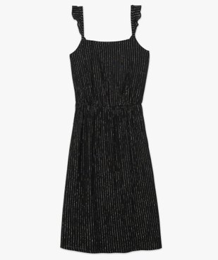 Robe femme à bretelles et rayures brillantes vue4 - GEMO(FEMME PAP) - GEMO