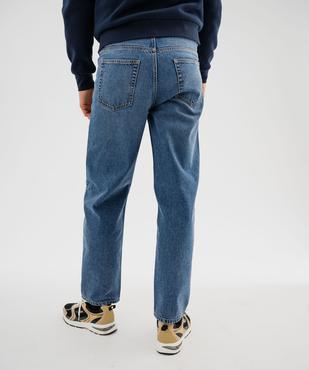 Jean loose en coton délavé homme vue4 - GEMO 4G HOMME - GEMO