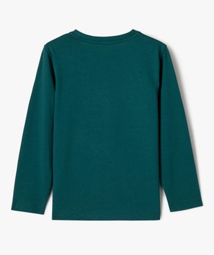 Tee-shirt manches longues de Noël en coton imprimé garçon vue4 - GEMO (ENFANT) - GEMO
