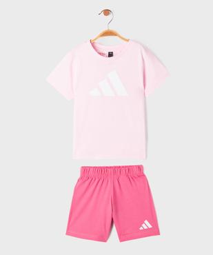 Ensemble de sport bébé fille tee-shirt et short - Adidas vue1 - ADIDAS - GEMO